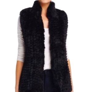 Aqua Faux Fur Vest